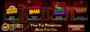 Huge weekly promotions and bnuses at Silver Sands Casino