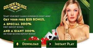 Bonuses at Golden Palace Casino